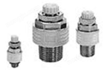 SMC带消声器的排气节流阀  ASN2系列