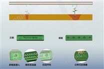 抗堵塞双孔滴头滴灌管