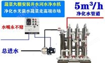 舒得牌蔬菜大棚专用井水河水过滤器净水机